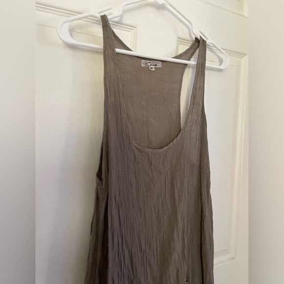 Cecico taupe tunic M - Picture 4 of 4